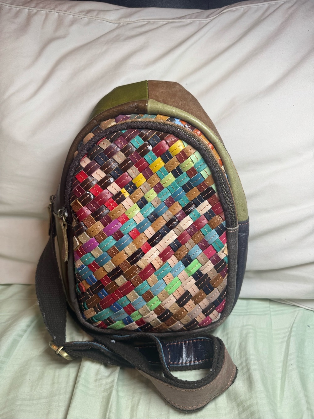 Ameri-Leather Sling Bag